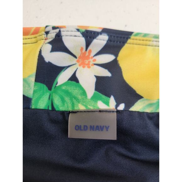 Old Navy Yellow Orange Citrus 2-Piece Bathing Suit Swim Swimsuit Women's Size XL - Picture 2 of 16